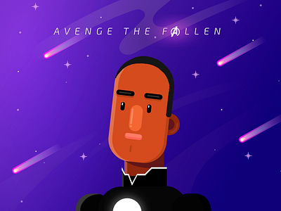 War Machine - Avenge the Fallen avengersendgame character design flat design illustration vector ironman marvel war machine