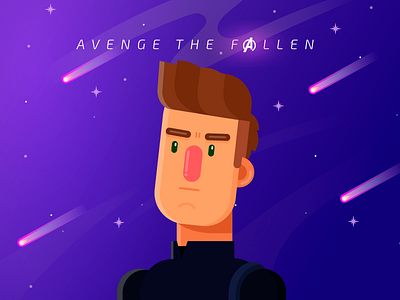 Hawkeye - Avenge the Fallen avengersendgame character design flat design hawkeye illustration vector marvel ronin