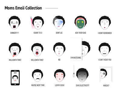 99.9% Asian moms emoji design emoji illustration moms vector visual design