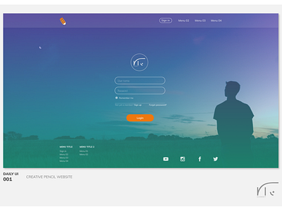 Daily Ui 001 - Sign in page design figma illustration sign in page ui ux web