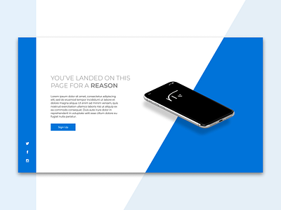 Daily Ui 003 Landing Page