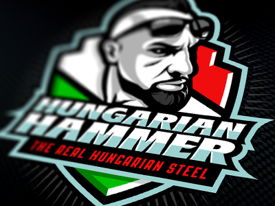 Hungarian Hammer Official Logo brand branding design hungarian identity logo wrestling