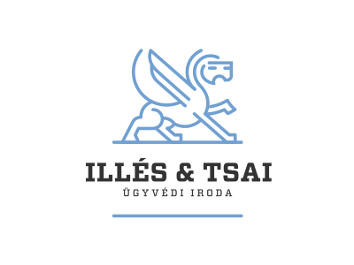 Illés és Tsai brand branding design identity law lawyer logo