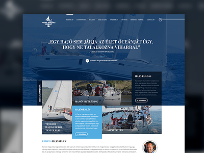 Hans Anders Group webdesign boat layout sailing ui ux web webdesign yacht