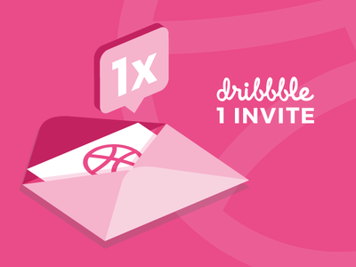 1 Dribbble Invite!