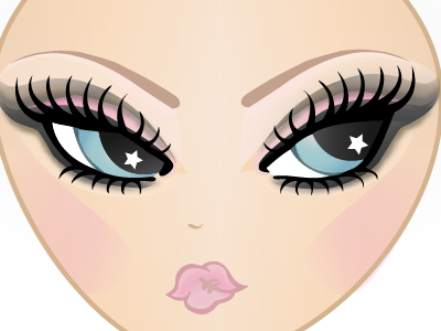 Danniiliciouz: Dark-esque Make Up character coaches loupe dannii danniiliciouz eye face illustrator lips make up star