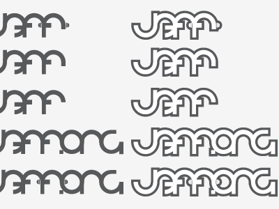 J3ff: Logos coaches loupe dannii danniiliciouz design grey illustrator j3ff jeff logo white