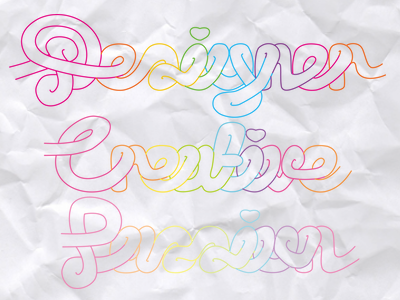 Danniiliciouz: Curly Creative Designer Passion creative curly dannii danniiliciouz design designer drawing illustrator logo passion rainbow typography vector
