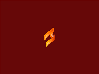 FIRE f fire letter logo