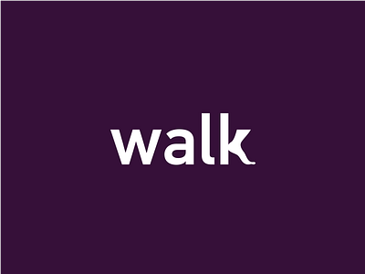 Walk logo concept angkle feet icon logo run walk walking