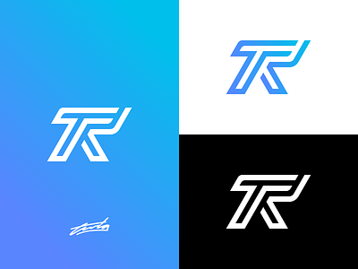 TR Logo brand branding design icon illustration illustrator lettering logo monogram typography vector