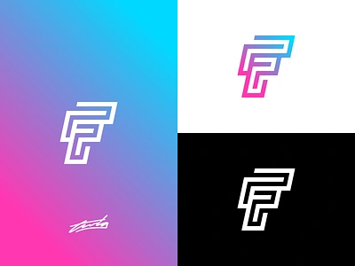 F Logo Concept brand branding design icon illustration illustrator lettering logo monogram typography vector