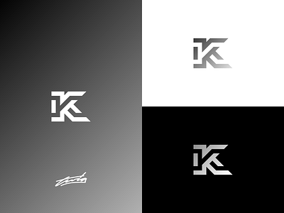 K Logo Concept for Sale