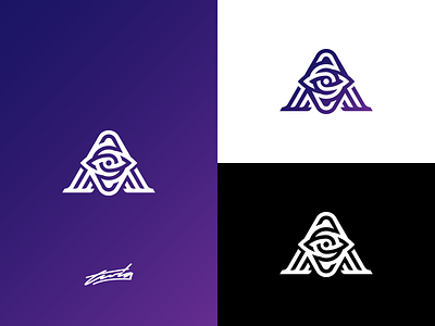 A Eye Logo Concept for Sale brand branding design icon illustration illustrator lettering logo monogram typography vector