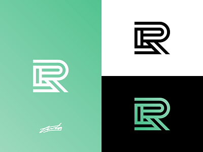 R Logo Concept for Sale