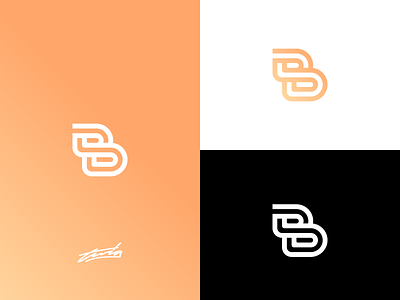 B Logo Concept for Sale