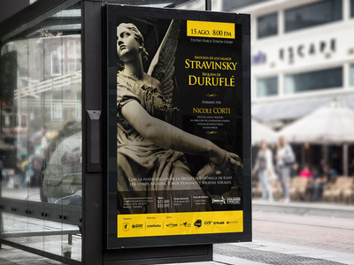 Nicole Corti antioquia classical classical music design orchestra poster symphony