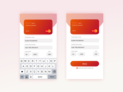 Daily UI 002: Credit Card Checkout