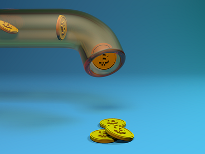 Cryptocurrency 3d render 1