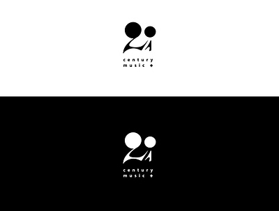 20-21st century music logo design abstract abstraction brand branding design graphicdesign logo logotype modern music