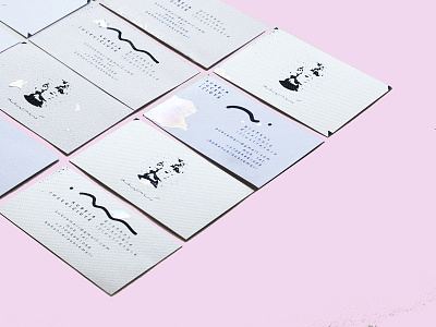 visiting card design brand bussinesscard elegant graphicdesign logo minimalism modern pink print silver visitingcard