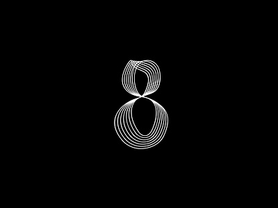 Number8 abstract design elegant graphicdesign logo logotype modern music