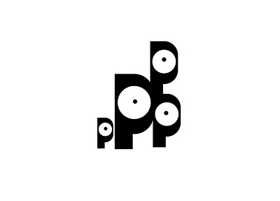 They are watching us abstract abstraction blackandwhite design fun graphicdesign logo logotype vector