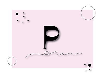 pINK abstract abstraction brand design digitalart elegant logo logotype modern