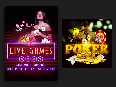 Casino panels designs for Royal Game