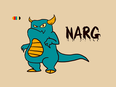 Narg characterdesign monster