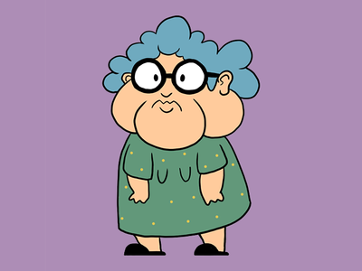 Old Lady character design