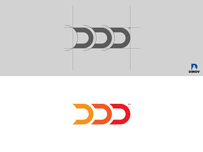 Abstract Triple D Logo Design