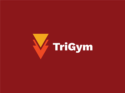 TriGym - Gym & Fitness abstract fitness fitness logo flat gym gym logo logo logo design logo designer minimal