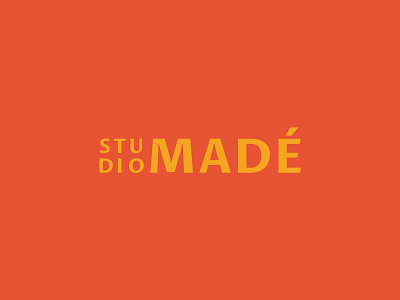 STUDIO MADÉ - Handmade Textile Designer abstract art deco flat home decor home furnishing logo logo design logo designer minimal minimalist logo modern playful textile wordmark