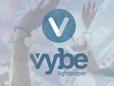 VYBE Litepaper | FrontCover block chain branding crypto crypto currency cryptocoin design ico partyscene whitepaper