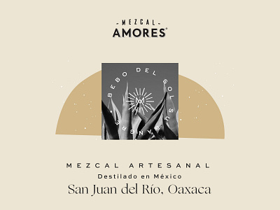 Mezcal Amores - Promo art agave bohemian branding brown mexican mexico mezcal terroir
