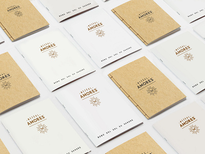 Mezcal Amores Brochure agave branding editorial design mezcal