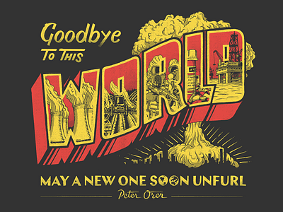 Goodbye To This World T-shirt Design design digital illustration illustration music art tshirt tshirt art tshirtdesign