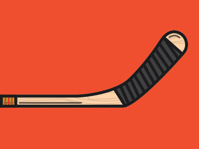 He Shoots, He Scores! 99 clean flat graphic designer gretzky hockey illustration minimal oilers sports stick