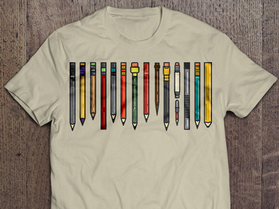 Woodclinched Pencil T-Shirt