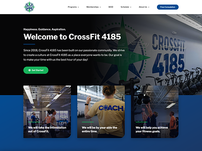 CrossFit 4185 Website - Digital Wolf Agency