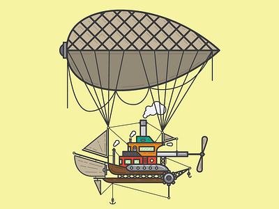 Steampunk Airship