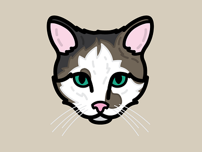 Cat Illustration cat cute design graphic design icon illustration kitty sticker