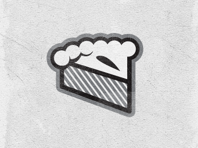 Pie bakery cafe logo pie vector