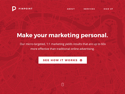 Pinpoint One Page Website Comp