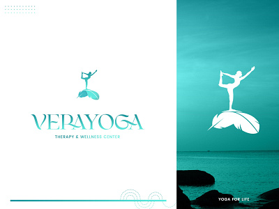Yoga logo graphic design illustration logo vector