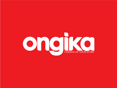 Ongika Logo logo typography