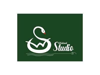 Weekend Studio design logo typography