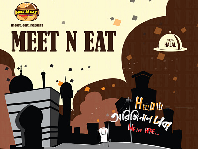 Meetneat Banner option_2 design illustration typography