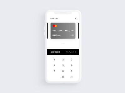 Minimal credit card checkout screen - Light theme daily art daily design challenge dailyui dailyui 100 designdaily graphic design minimal ui ui design